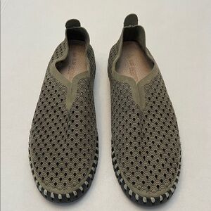 ILSE JACOBSON LEATHER PLATFORM TULIP FLATS SIZE 39=9